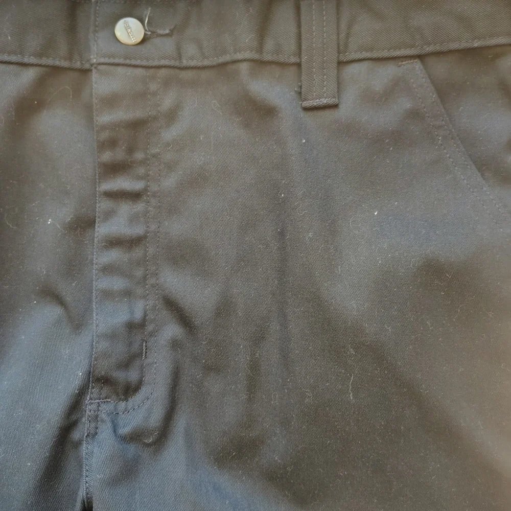 Carhartt B290 BLK Mens Black‎ Blended Twill Work Pants 40x32 Straight Leg